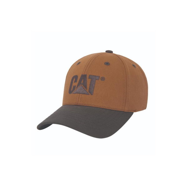 Caterpillar Cat Logo Combination Hat Mens Bronze