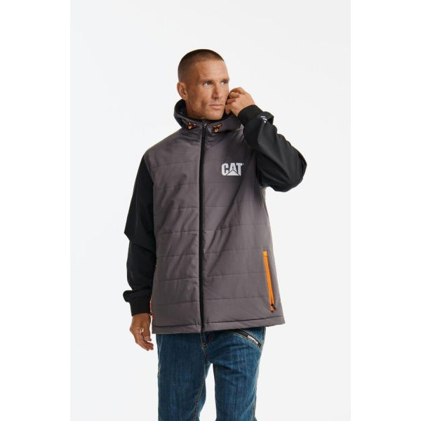 Caterpillar Tech Hybrid Jacket Mens Magnet