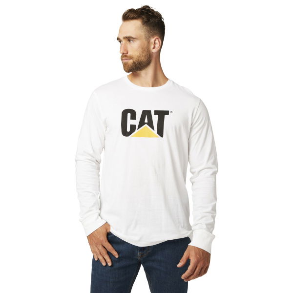 Original Fit Long Sleeve Logo Tee by Caterpillar