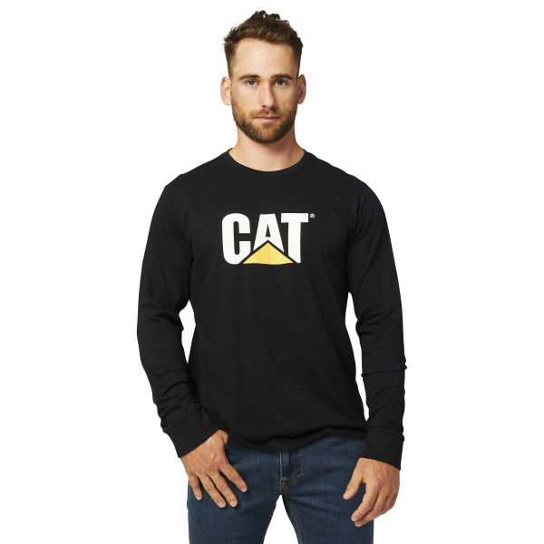 Original Fit Long Sleeve Logo Tee by Caterpillar