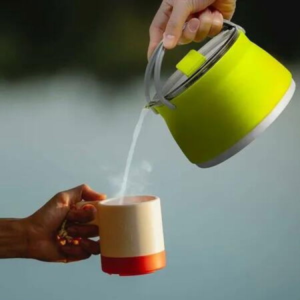 1 Liter Collapsible Kettle for Hiking, Backpacking, and Outdoor Explorations