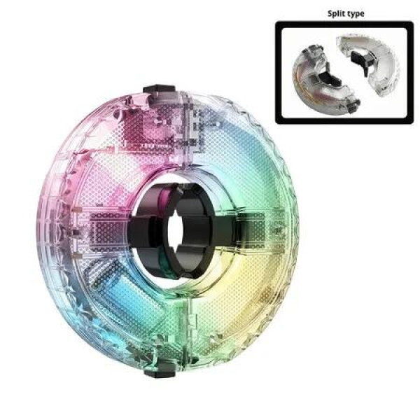 1 Pack LED Bike Wheel Light USB Rechargeable Motion Sensor Split Type Kids Child Balance Bicycle Cycling Hub Spoke RGB Multi Color