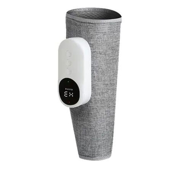 1 Pack Leg Massager for Pressure Relief, Calf Air Compression Massager with 3 Intensities and 3 Modes, Easy to Use, Muscle Relaxation, Grey