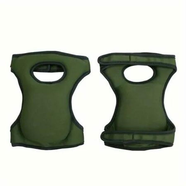 1 Pair Gardening Knee Pads Soft Neoprene Foam Thick Construction Work Roofing Heavy Duty Adjustable Strap Women Men Christmas Gift COL Green