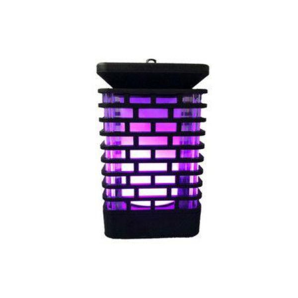 1 Piece Solar Lantern Lights Outdoor Hanging Solar Lights Upgraded 99 LEDs Solar Lanterns Dancing Flickering Flame Lights Landscape Decoration Solar Garden Lights For Patio Yard Porch Purple Flame