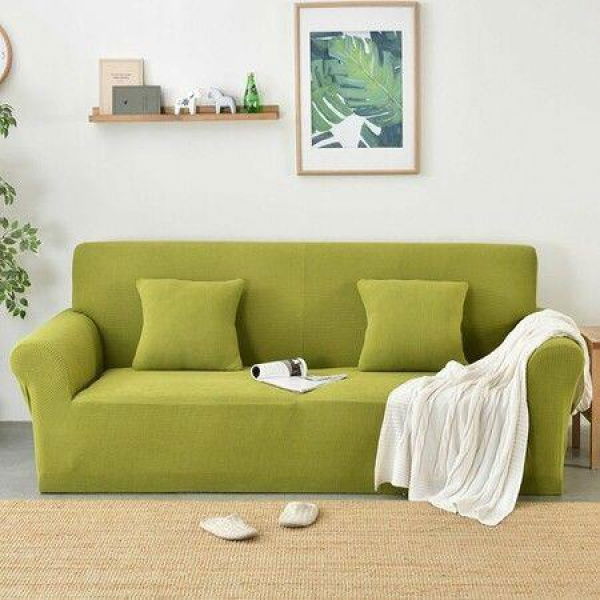 1 Seater Elastic Sofa Cover Thicken Spandex Polar Fleece Chair Seat Protector Stretch Couch Slipcover Decorations#4