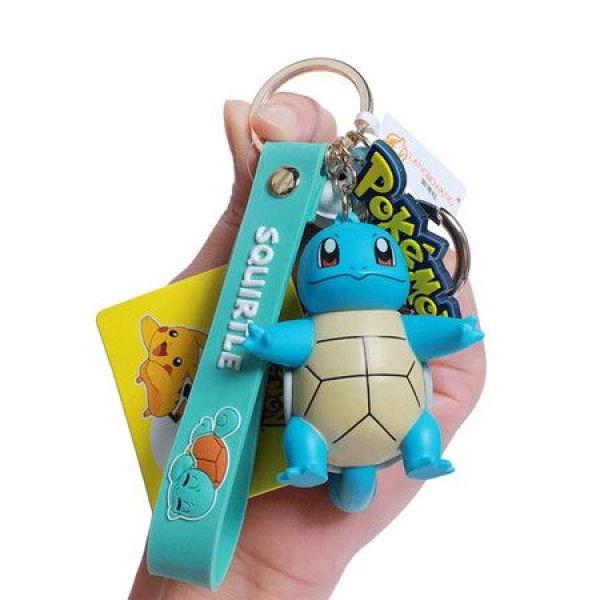 1 Set Pokemon Keychain Accessories Silicone Cute Kawaii Gift For Boys Girls