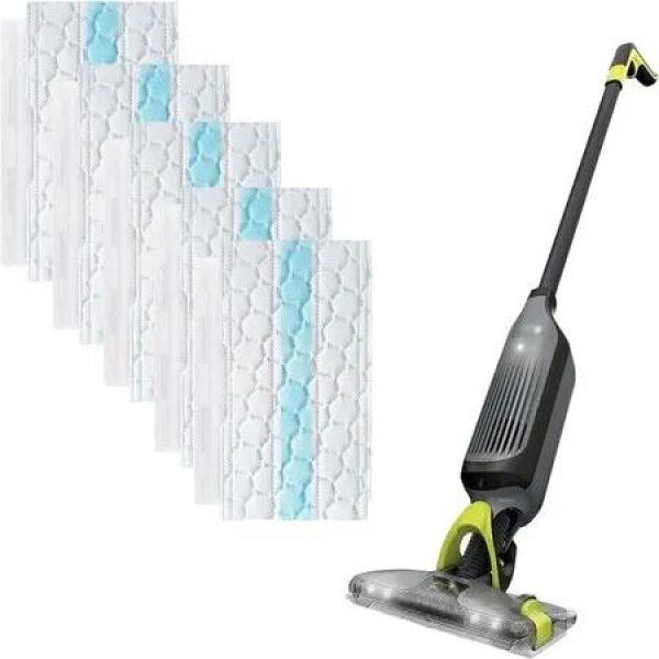 10 Pack Disposable Vacuum Pads For Shark Vacmop Pro Vm252 Vm251 Vm250 Vm200 Vc205 Qm250,Hard Floor Mop Refills, Replacement Pads For Vm190 Vm205