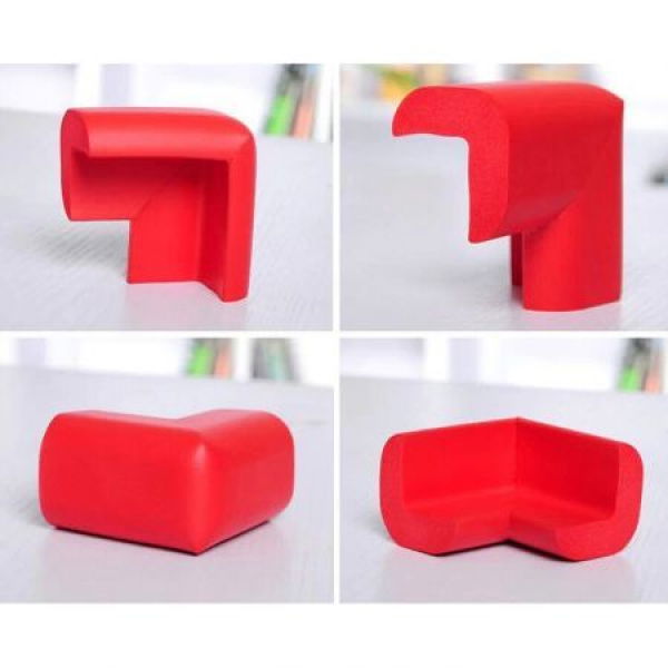 10 PCS Baby Kids Safety Anticollision Edge Corner Protection Guards Cushions Bumper Red