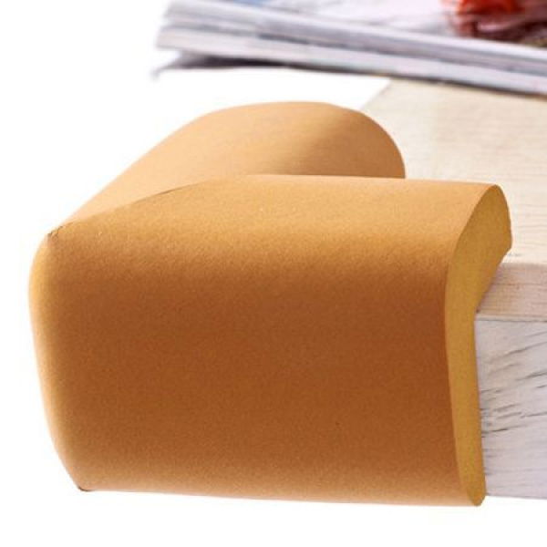 10 PCS Baby Kids Safety Anticollision Edge Corner Protection Guards Cushions Bumper Wood Color