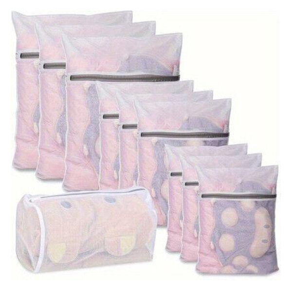 10 Piece Fine Mesh Laundry Bag Set Thickened Machine Wash Safe Coarse Mesh Bra Lingerie Protection Against Deformation