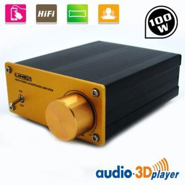 100W Digital Power Hi-Fi Amplifier With Stereo 2.1
