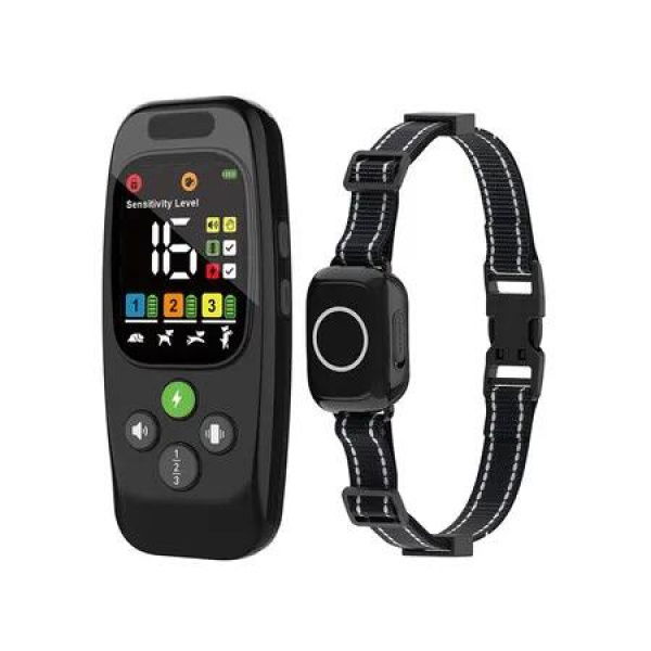 1000m Dog Training Shock Collar with Remote, Rechargeable Electric Dog Training Collar with 3 Training Modes Waterproof For Dog Over 6lbs