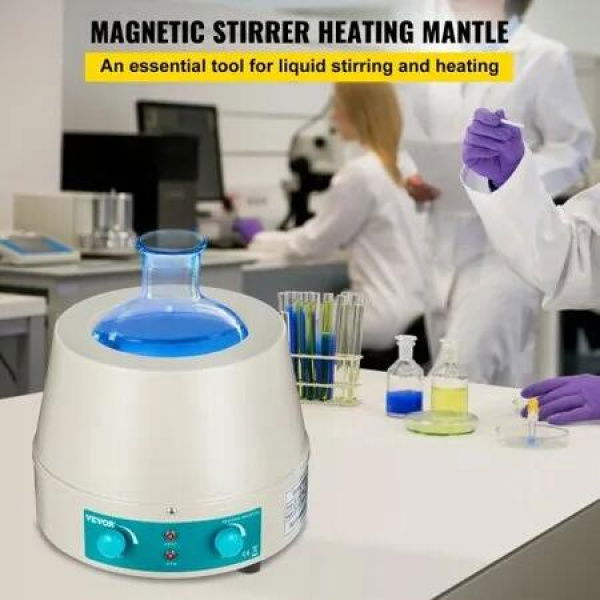 1000ml Lab Electric Heating Mantle Sleeves Magnetic Stirrer 500W Thermost Heater