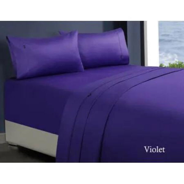 1000tc egyptian cotton sheet set 1 king violet