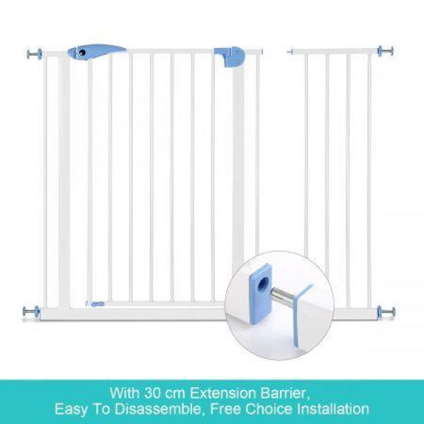 100cm Tall 80-90cm Width Pet Child Safety Gate Barrier Fence With 30cm Extension Width.