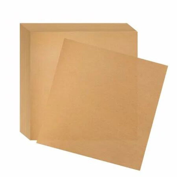 100pcs 8x8 Inch Unbleached Parchment Paper Sheets,Squares Precut Brown Non-Stick Baking Parchment Hamburger Patty Paper Liners