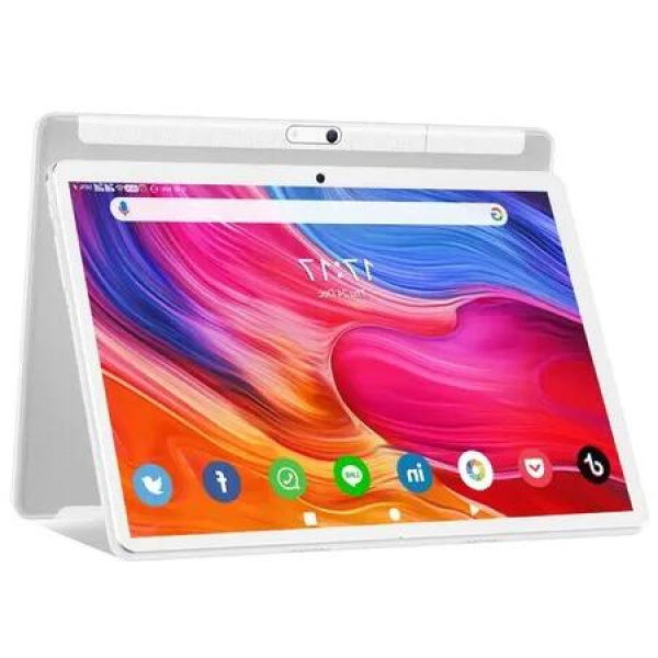 10.1' Android Tablet with Octa-Core Processor,64GB Storage,Dual 13MP+5MP Camera,WiFi,Bluetooth,GPS and 512GB Expandable Memory(Silver)