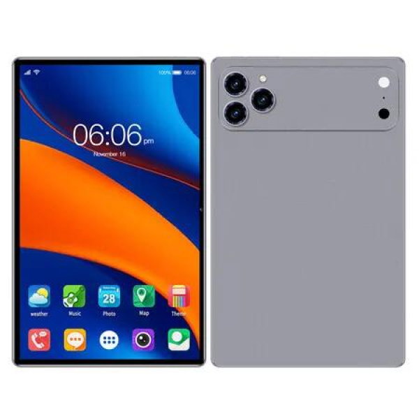 10.1 Inch Tablet, Android 14 Tablets 8GB(4+4) RAM / 64GB ROM / 1TB SD Card Expansion, 1280x800 IPS HD Touchscreen, 6000mAh Battery, Grey