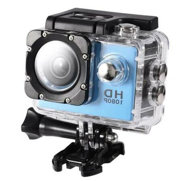 1080P 30m/98ft Underwater Waterproof Camera with Full HD, 2.0 Inch Display(Blue)