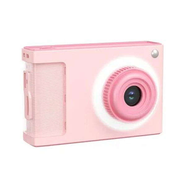 1080P 48MP Camera with 8X Zoom and Dual Camera, Compact Kids Camera with 32GB TF Card, Christmas Birthday Toy for Beginner, Pink