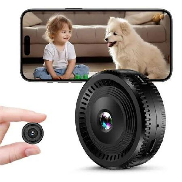 1080P HD WiFi Camera, Pet Security Camer, Hidden Cameras, Spy Cam, Mini with Night Vision and Motion Detection, Indoor or Outdoor Cam