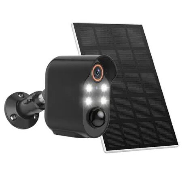 1080P Security Camera Wireless Outdoor with Solar Panel for Home Security, Color Night Vision, PIR Motion Detection, 2 Way Talk, Live View Surveillance Cam