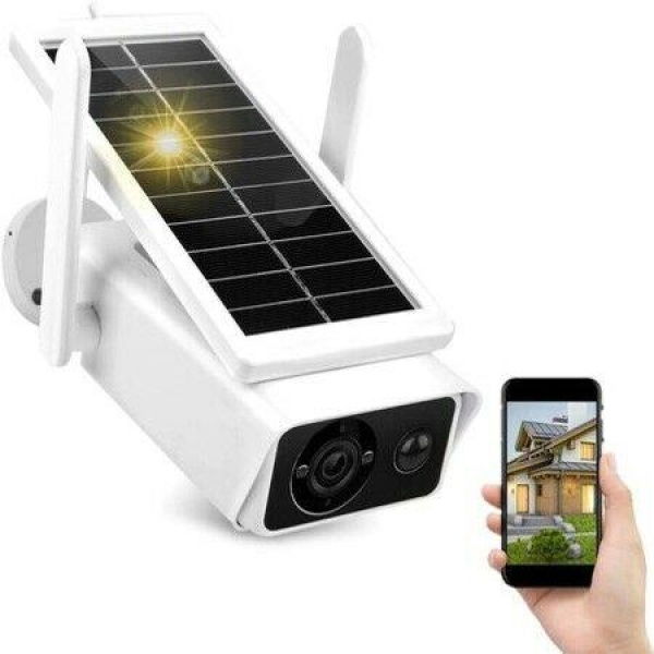 1080P Solar Surveillance Camera IP66 Weaterproof WiFi Security Camera