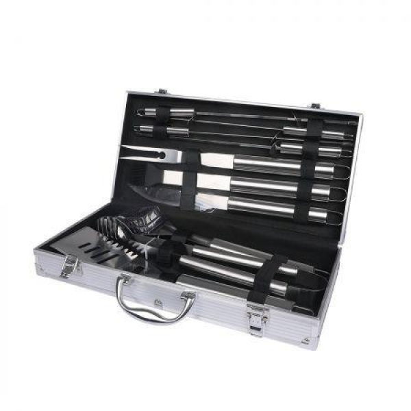 10Pcs BBQ Tool Set Stainless