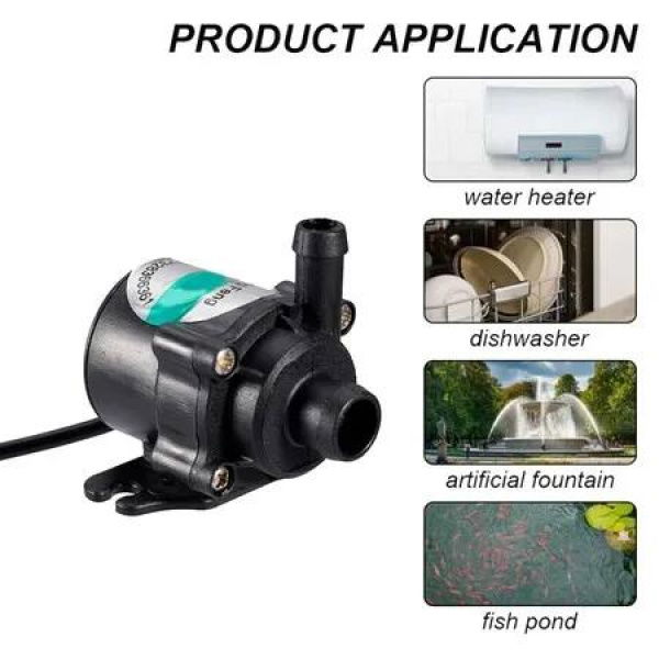 10W 12V Solar Water Pump Pond Fontain with Durable Brushless Solar Panel for Fish & Water Pools, Perfect for Garden DÃ©cor