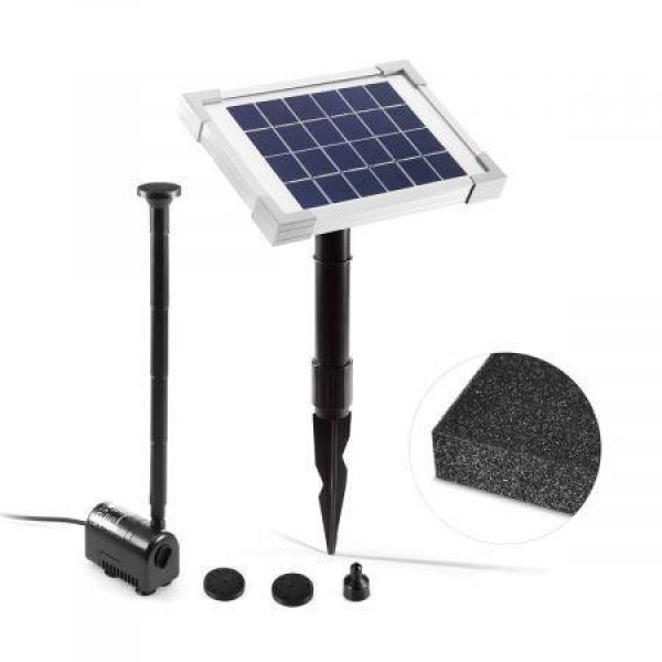 10W 4 Water Effects Garden Solar Fountain Water Pump W/0.5M Spray Height For Pool Pond