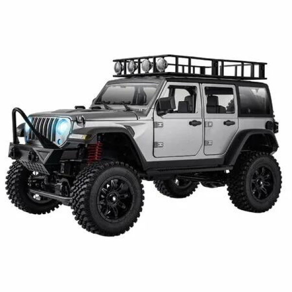 1/12 RC Rock Crawler, MN-128 Wrangeler Style RC Jeep Pickup Truck, 2.4GHz RC Crawler 4x4 Remote Control Off Road Climbing Car RTF with Upgraded Chassis
