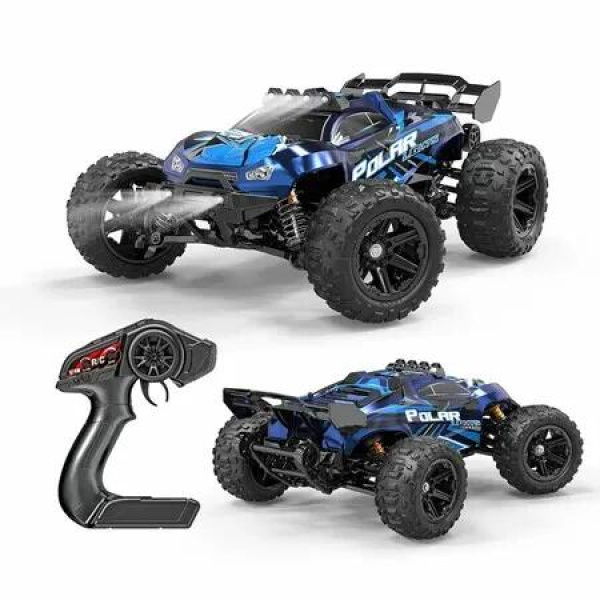 1:14 Stunt 2.4GHz Remote Control LED HEAD LIGHTS Toy Cars Off Road Vehicle Climbing Racing OffRoad All Terrain Monster TruckDual Batteries