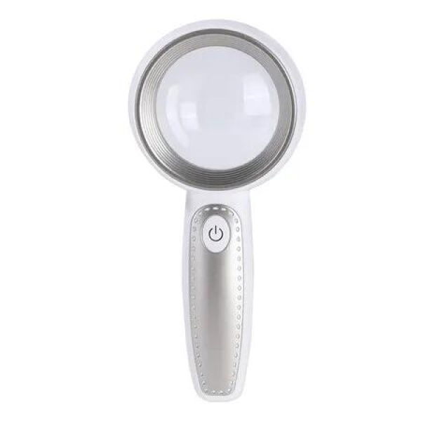 11X Magnifying Glass 55mm Lens ABS Acrylic Optical Clear USB Rechargeable 14 LED Lights Jeweler Loups Magnifying Glass Gemstones Jewelry Watch Repair