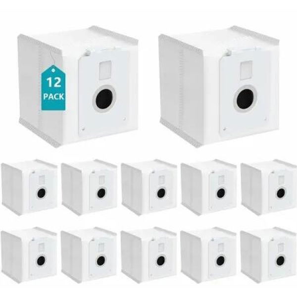 12 Pack Vacuum Dust Bag for LG CordZero All-in-One Cordless Cleaner A939KBGS, A938KBGS, A937KGMS, A949KTMS, Compatible with LG All-in-One Tower