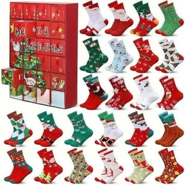 12 Pairs Funny Christmas Socks Gifts for Teachers Appreciation Novelty Socks If You Can Read This Socks for Men and Women Xmas Holiday Presents