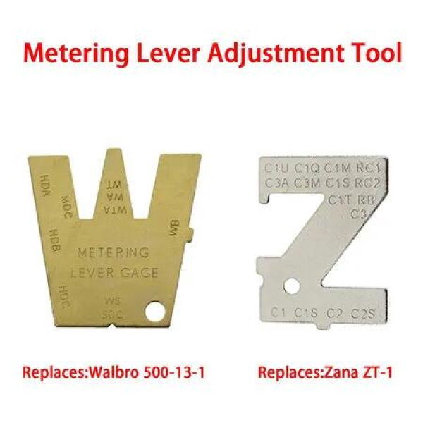 12-Piece Carburetor Adjustment Kit with ZT-1 500-13 Metering Lever Tool: For 2-Cycle Poulan, Husqvarna, STIHL, Echo Trimmers, Weedeaters, and Chainsaws