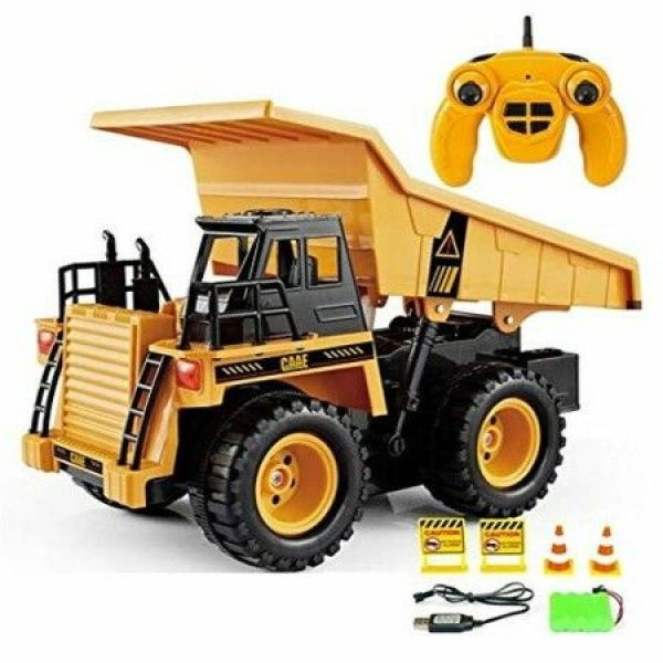 1:22 Scale 4CH RC Dumper RTF Electric Construction Truck For Kids.