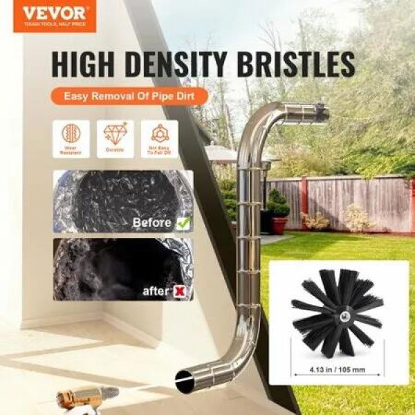 12.2M Dryer Vent Cleaner Kit 29 Pieces Duct Cleaning Brush Reinforced Nylon Dryer Vent Brush with Complete Accessories Dryer Cleaning Kit