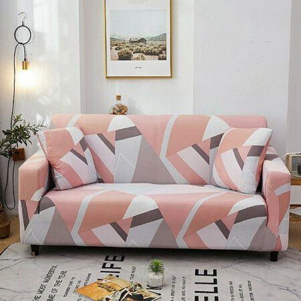 1/2/3/4 Seaters Elastic Sofa Cover Universal Chair Seat Protector Stretch Slipcover Couch Case Home Office Furniture Decoration#14 Seaters