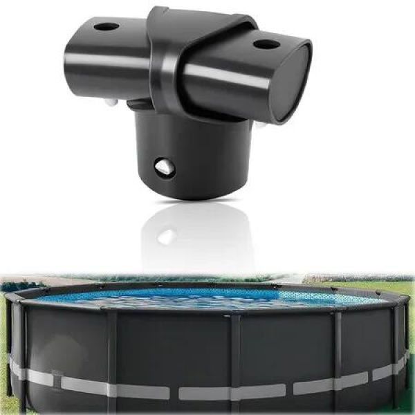 12427A T-Joint for Intex Ultra Frame Pools, Leg and Beam Joint Replacement Part for 15ft to 24ft Round Above Ground Pools, Compatible with 12427 / 12427A