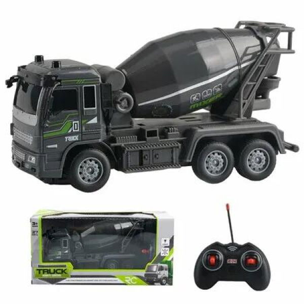 1:32 RC Engineering Truck,RC Engineering Vehicle Toy,Remote Control Mixer Truck For Boys Children Age 3+ Kids