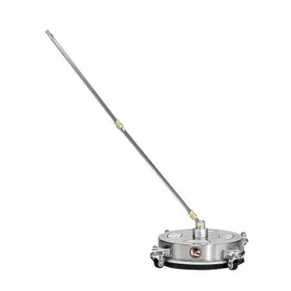 14 Pressure Washer Surface Cleaner 4 Wheels 4000 Max PSI 2 Extended Wands