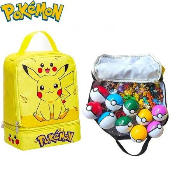 144 Pcs/set Pokemon Anime Figure With Storage Bag For Childrens Toys Gifts.