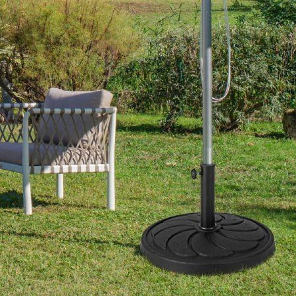 14kg Outdoor Umbrella Base Fits Umbrella Poles 38/48mm For Patio.