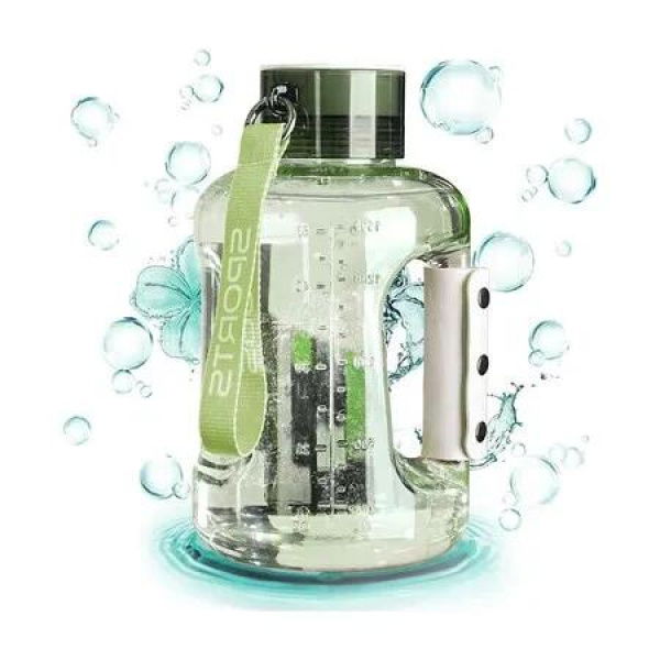 1500ml Portable Hydrogen Water Bottle with Advanced SPE/PEM technology for efficient hydrogen generation(Green)