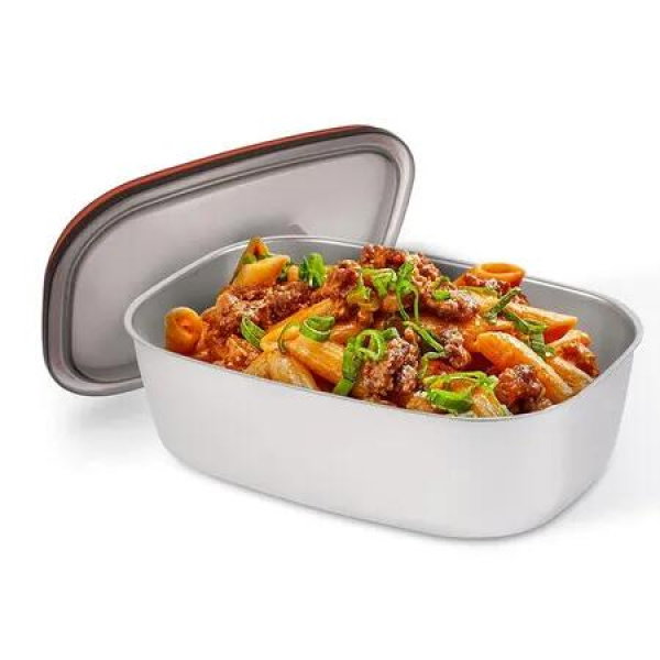 1.5L Electric Lunch Box Inner Container with Lid, Compatible 1.5L, Removable Replacement Food Container, 304 Stainless Steel Tray, Dishwasher Safe