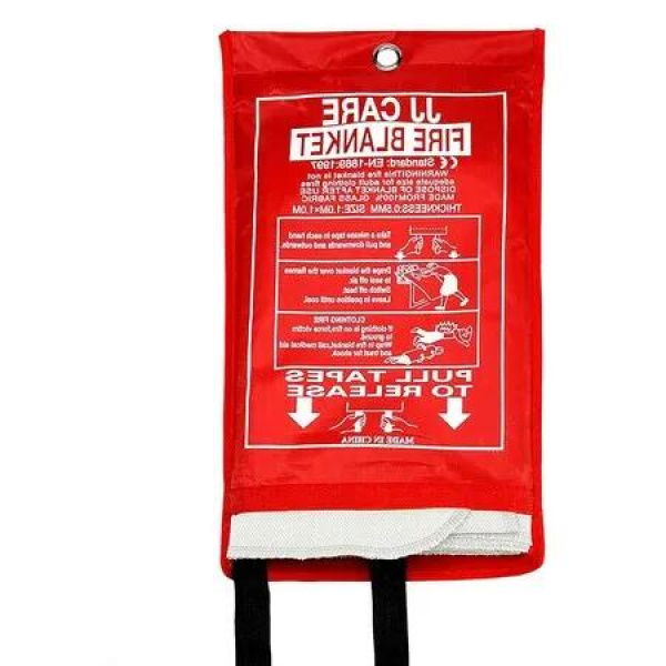 1.5m x 1.5m Extra Large Fire Suppression Blanket - Your Reliable Protection Against Fire Emergencies