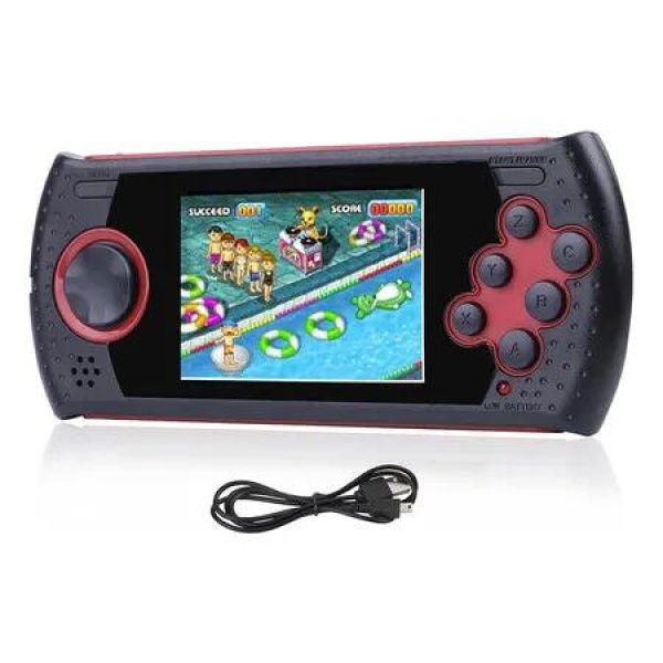 16 Bit Handheld Game for Kids Built in 230 HD Classic Retro Video Games for Boys Girls Ages 4 to 12, Red