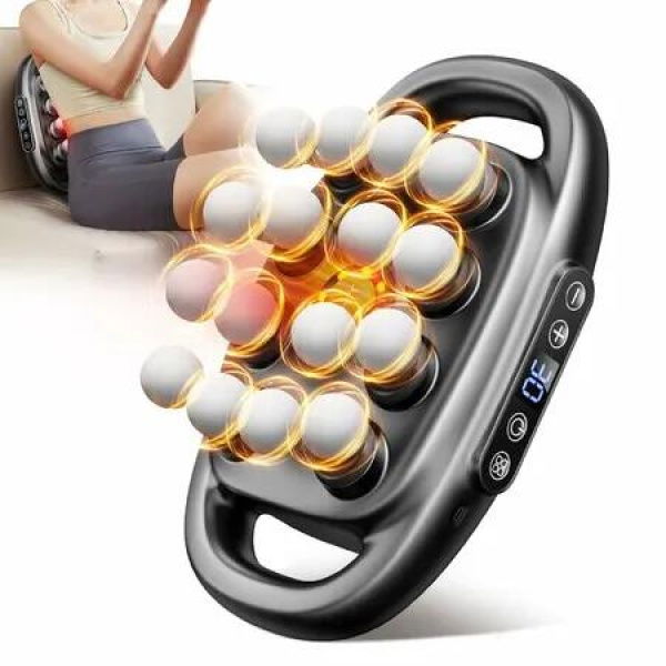 16-Head Massage Gun Set,Deep Tissue Percussion Massager with 3 Modes & 30 Intensities,Quiet Muscle Massage Gun